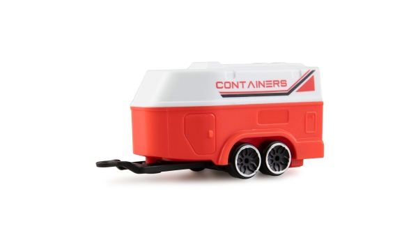22681 RC PICKUP DIE CAST mit Pferdeanhänger 1:64 RTR rot